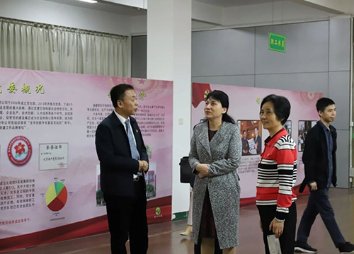 省社科联副主席王秀丽一行到朝日环保公司调研